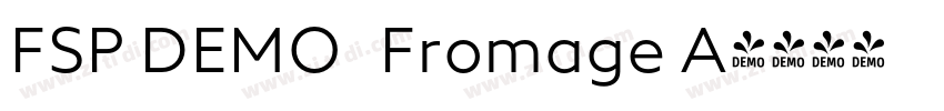 FSP DEMO   Fromage A字体转换